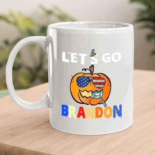 Let's Go Brandon Biden Chant Impeach Biden Halloween Coffee Mug