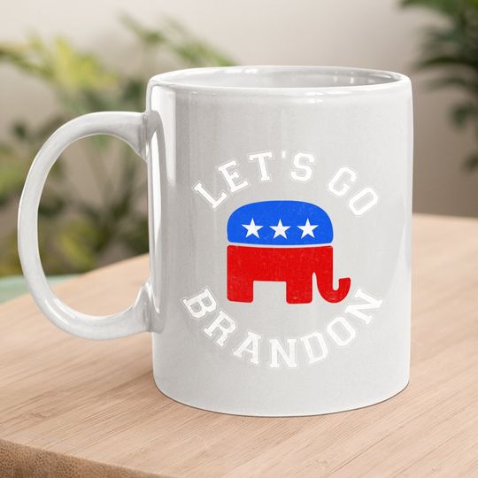 Let’s Go Brandon Elephant Coffee Mug