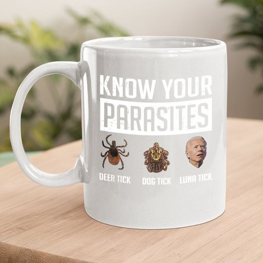 Know Your Parasites Deer Tick Dog Tick Luna Tick Coffee Mug