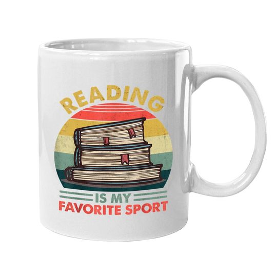 Reading Is My Favorite Sport For Book Lovers Coffee Mug