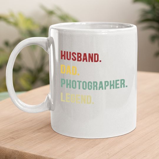 Husband Dad Photographer Legend Coffee Mug