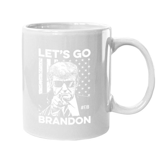 Let's Go Brandon Coffee Mug Lets Go Brandon, Fjb Coffee Mug Hashtag Fjb Pro America Us Distressed Flag Coffee Mug