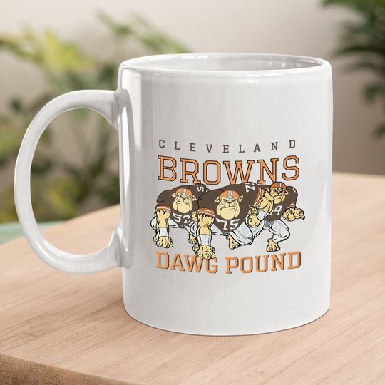 Dawg Pound Retro Cleveland Browns Coffee Mug