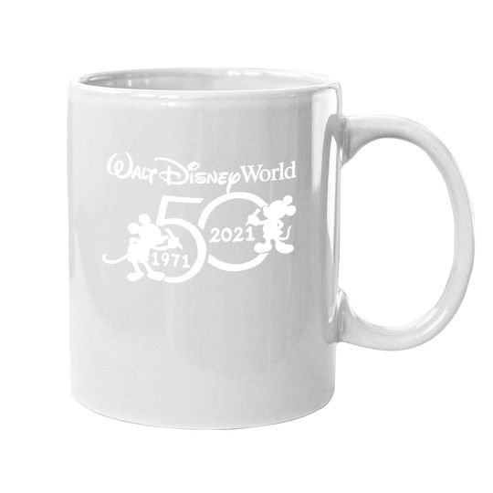 Walt Disneyworld 50th Anniversary 1971-2021 Coffee Mug