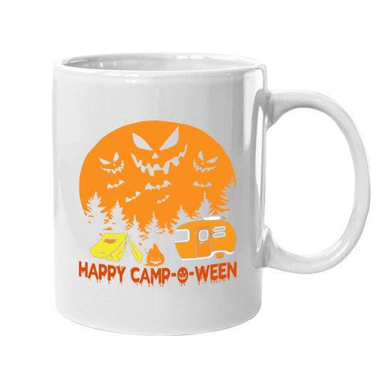 Happy Camp-o-ween Halloween Camping Camper Coffee Mug