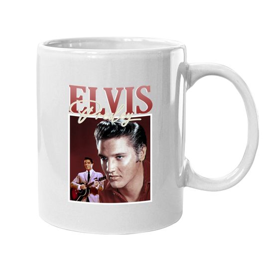 Elvis Presley Vintage Singer Coffee Mug