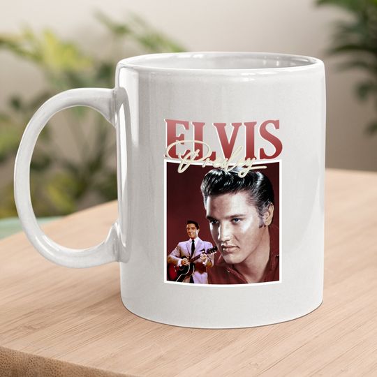 Elvis Presley Vintage Singer Coffee Mug
