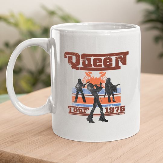 Queen 1976 Tour Silhouettes Coffee Mug