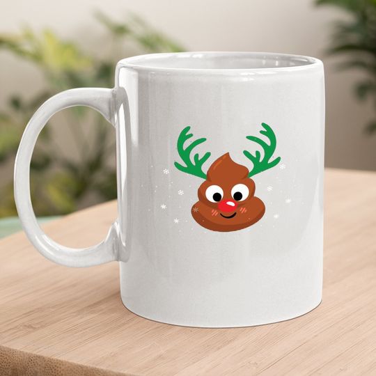 Christmas Poop Emoji Coffee Mug