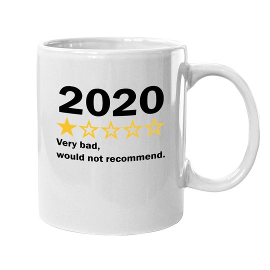 2020 Review Funny New Years Eve 2021 Coffee.  mug