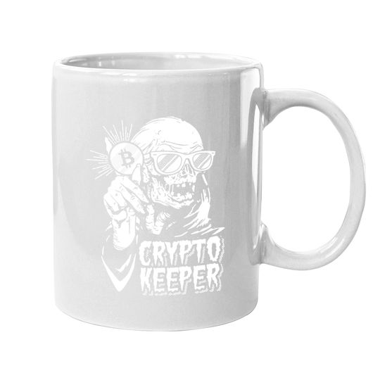 Crypto Keeper Coffee.  mug, Bitcoin, Crypto Millionaire Coffee.  mug