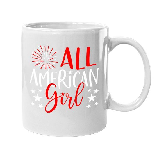 Family Matching Coffee. mug All-american Girl Mug