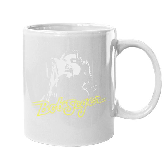 Retro Bob Art Seger Love Rock And Roll Legends Live Forever Coffee.  mug