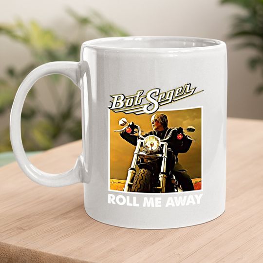 Roll Me Away Graphic Bob Art Seger Vaporwave Legends Music Coffee.  mug