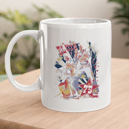 Elvis Presley Eagle Elvis Adult Regular Fit Coffee.  mug