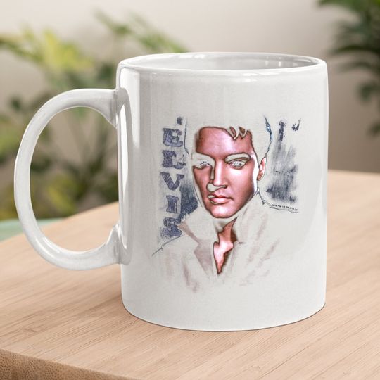 Elvis Presley Tough Adult Coffee.  mug