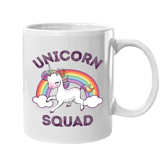 Unicorn Squad Coffee.  mug Girls Rainbow Unicorns Queen Gift Coffee.  mug