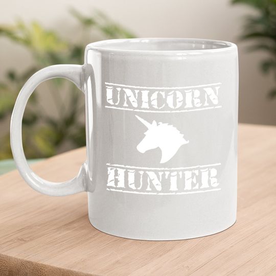 Unicorn Hunter Coffee.  mug, Horse Humor Novelty