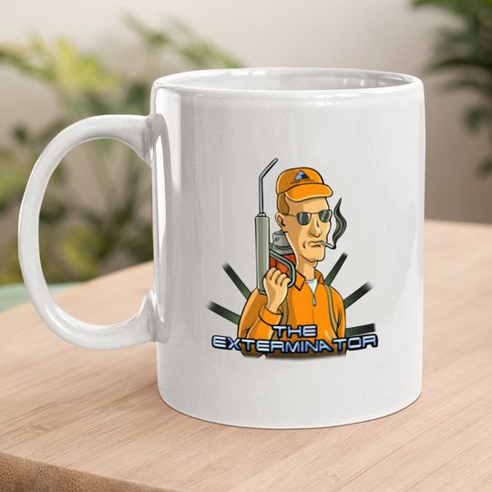 King Of The Hill Dale Gribble The Exterminator Dale Terminator Movie Mashup Coffee  mug