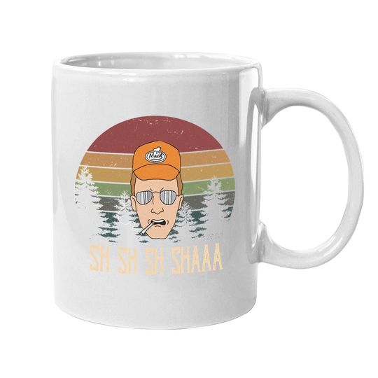 King Of The Hill Dale Gribble Sh Sh Sh Shaaa Circle Coffee  mug
