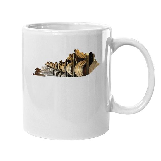 Kentucky Coffee  mug I Bourbon Trail Barrel Gift State Map Coffee  mug