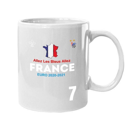 Euro 2021  coffee Mug France Flag Football