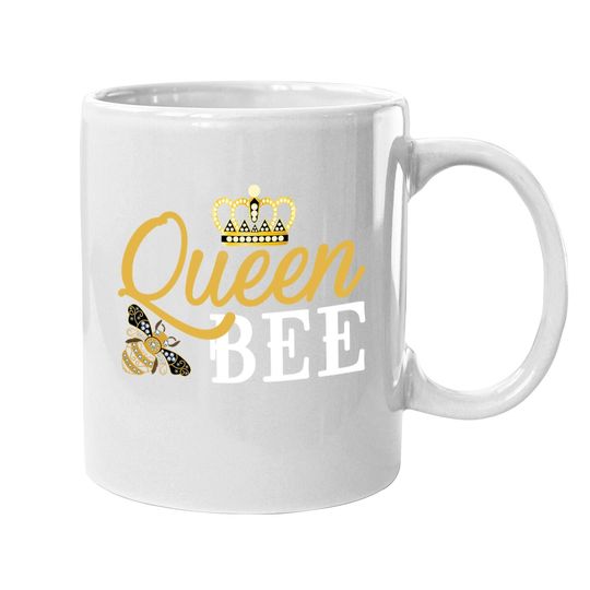 Queen Bee Crown Coffee Mug Cute Gift For Woman Beekeeper Coffee Mug