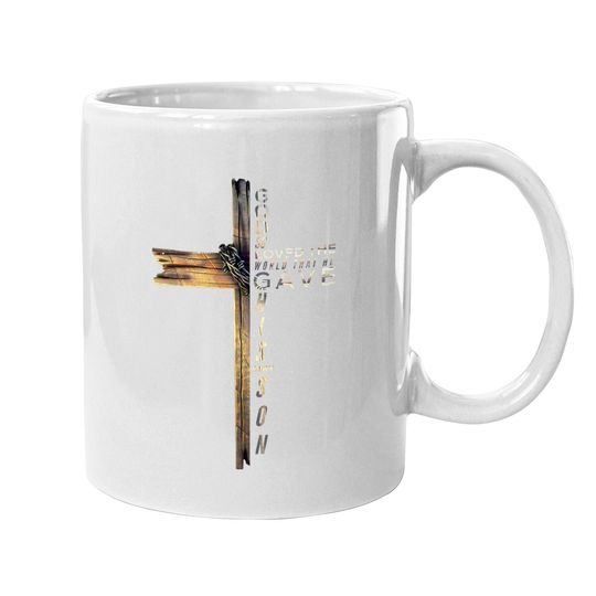 John 3:16 Christian Cross Bible Coffee Mug