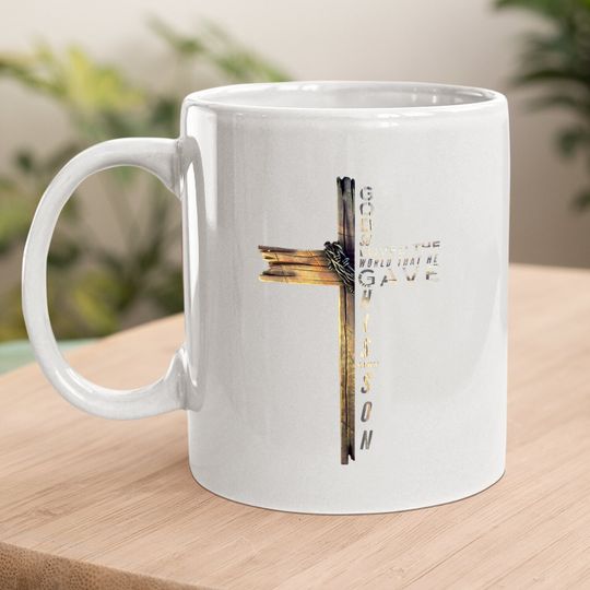 John 3:16 Christian Cross Bible Coffee Mug