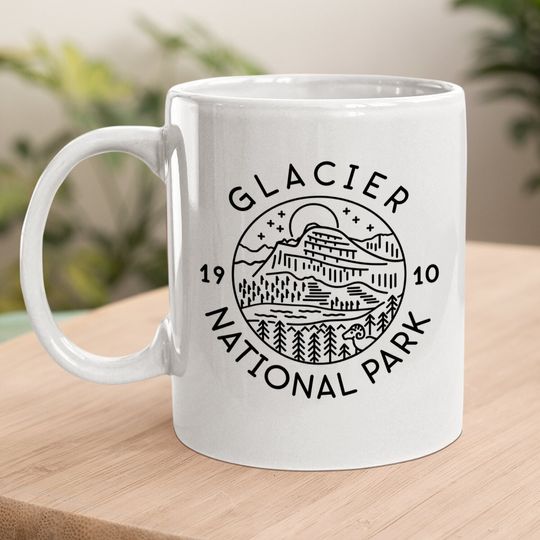 Glacier National Park 1910 Montana Coffee Mug
