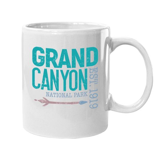 Grand Canyon National Park Retro Souvenir Coffee Mug