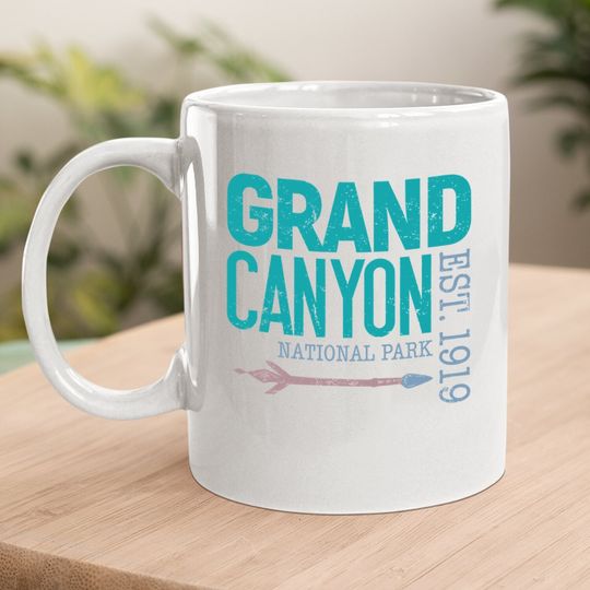 Grand Canyon National Park Retro Souvenir Coffee Mug