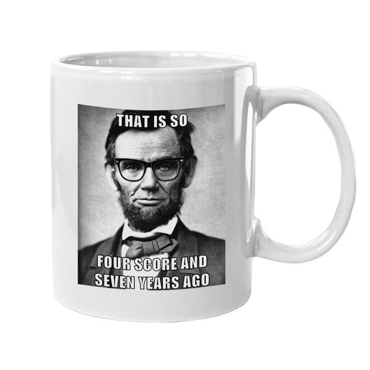 Funny Hipster Abraham Lincoln Coffee Mug