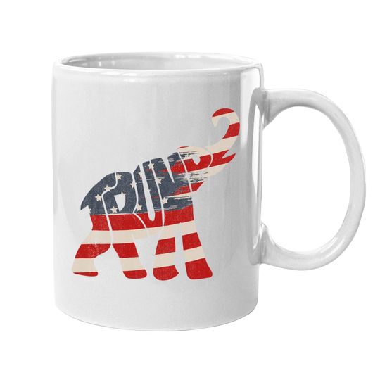 President Trump 2020 Republican Elephant Trump Supporter Coffee Mug