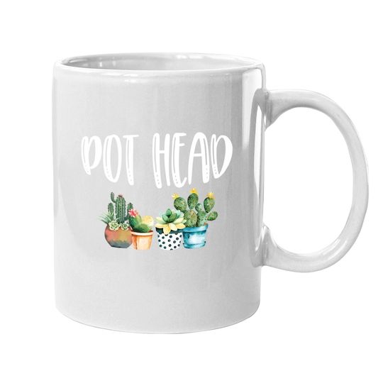Pot Head Cactus Coffee Mug