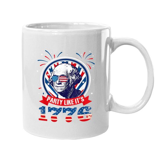 Party Like It Is 1776 4th Of July George Washington Coffee Mug