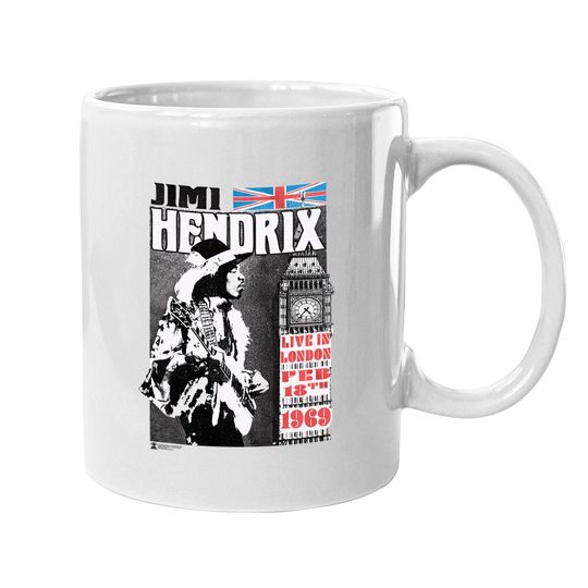 Jimi Hendrix - Live In London Coffee Mug