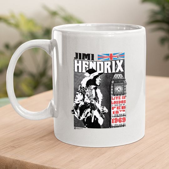 Jimi Hendrix - Live In London Coffee Mug