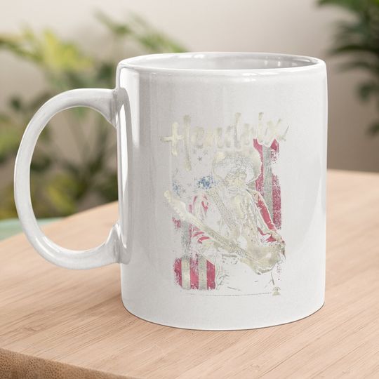 Jimi Hendrix - Flag Hendrix Coffee Mug