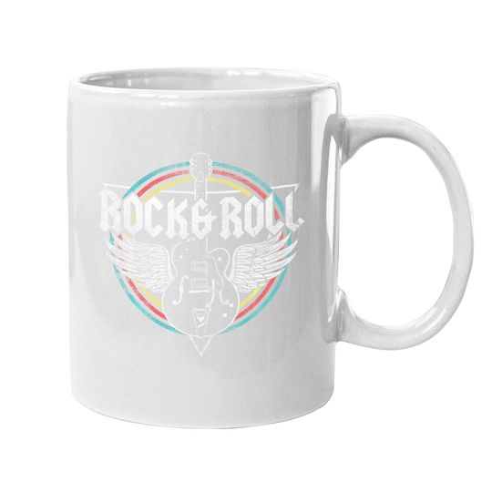 Rock & Roll Guitar Wings Music Coffee Mug
