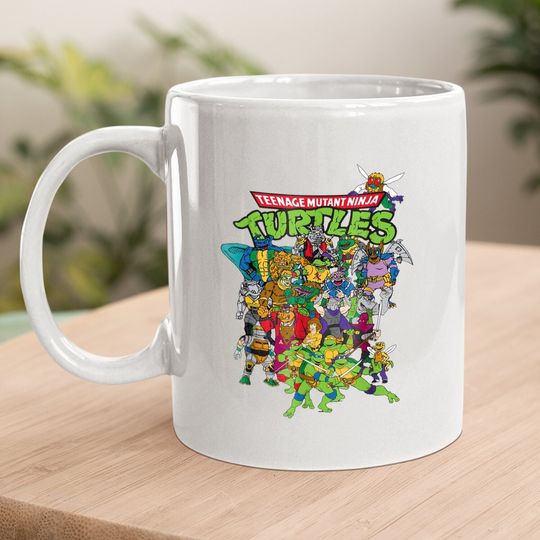Teenage Mutant Ninja Turtles Large Character Group Coffee Mug