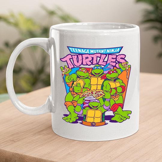 Teenage Mutant Ninja Turtles Pizza & Smiles Coffee Mug