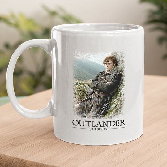 Outlander Jamie With Series Logo Mug