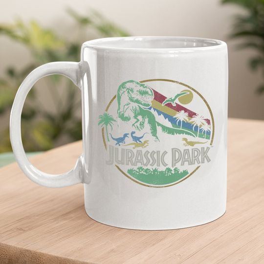Retro Jurassic Park Darken  coffee Mug