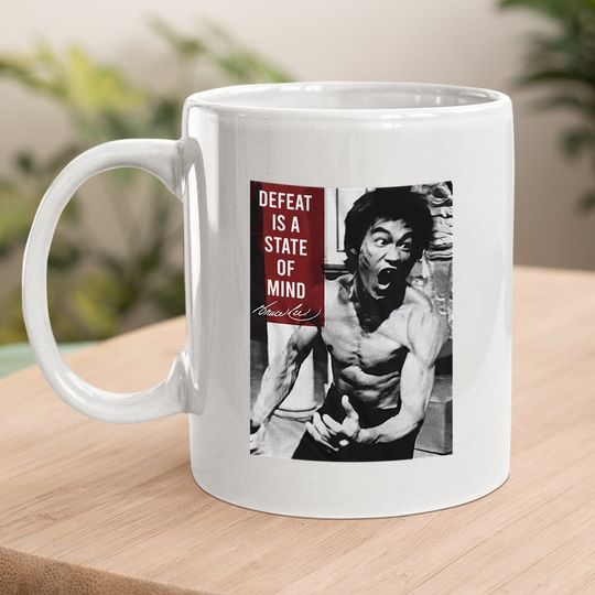 Bruce Lee Quote Chinese Martial Arts Icon Coffee Mug