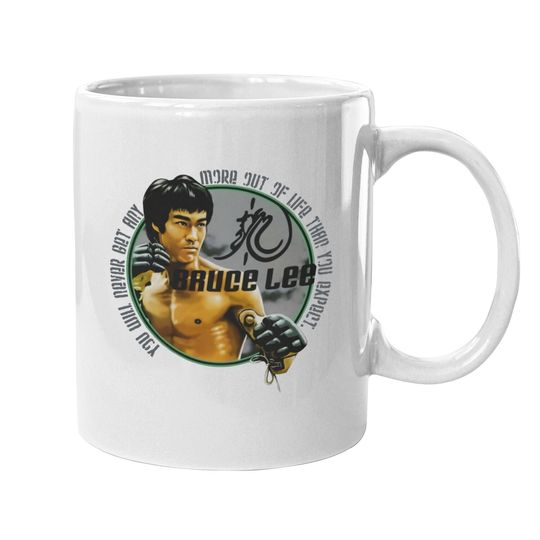 Bruce Lee Expectations Signature Quote Coffee Mug