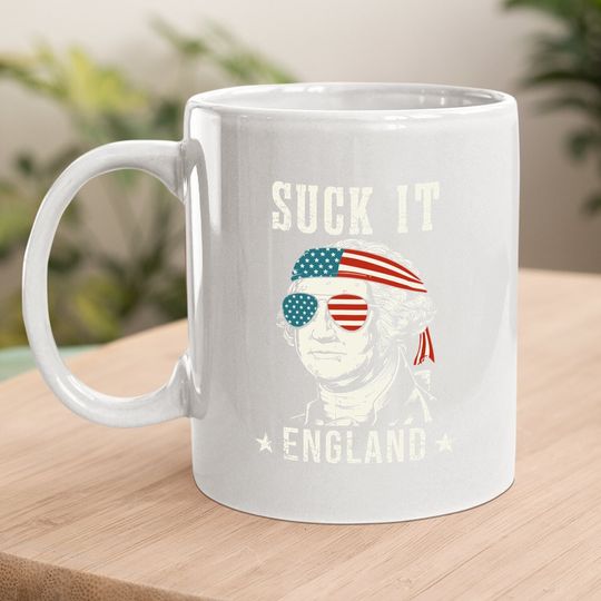 Suck It England George Washington Coffee Mug