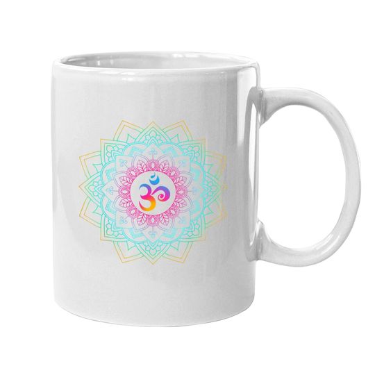 Om Meditations Mandalas Yoga Coffee Mug