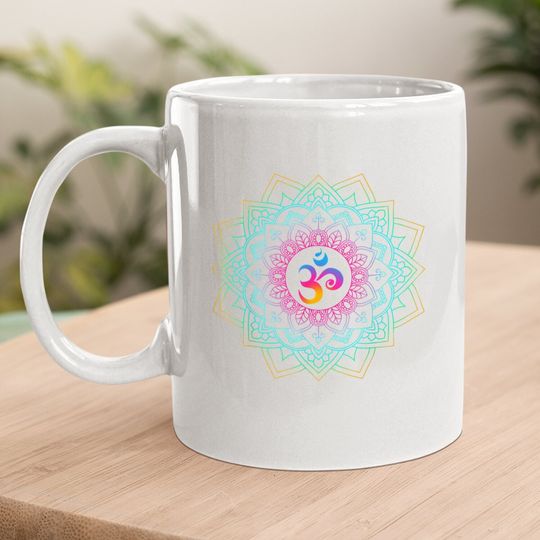 Om Meditations Mandalas Yoga Coffee Mug