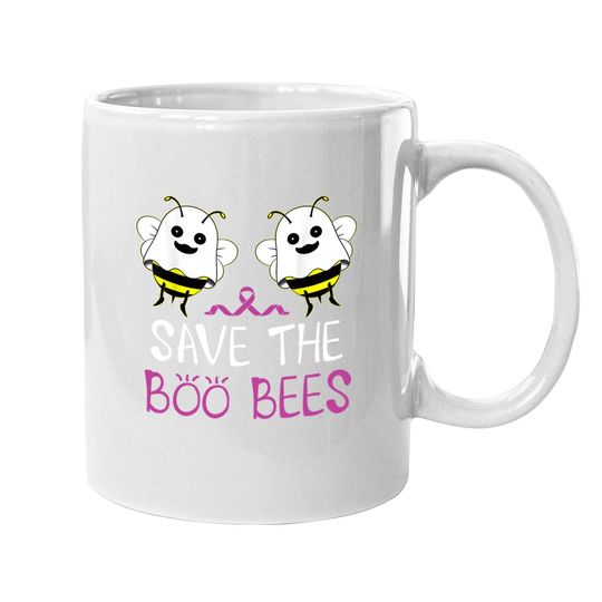Save The Boo Bees Coffee Mug Breast Cancer Awareness Halloween Coffee Mug